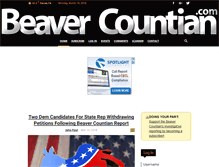 Tablet Screenshot of beavercountian.com
